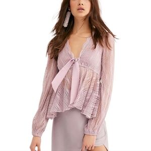 Free People Luisa Lace Top